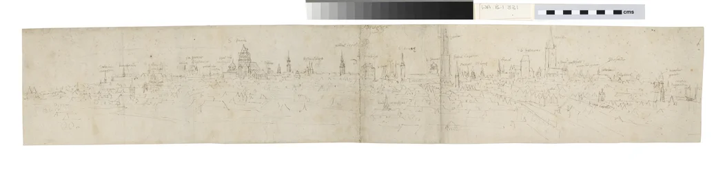 Study for the left-hand Portion of a View of Bruges from the South-West
